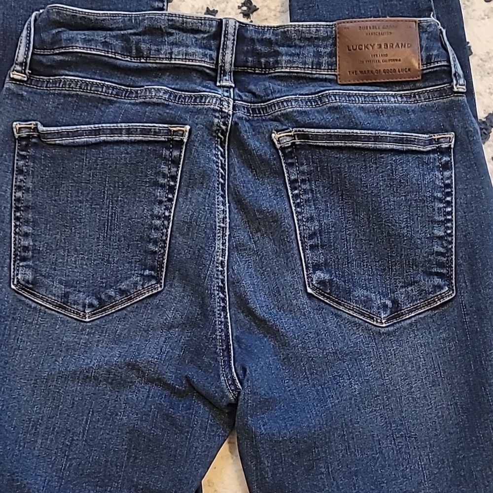 Lucky Brand Blue Skinny Jeans with Tapered Fit - Picture 4 of 4